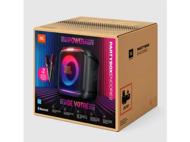 Caixa de Som Bluetooth JBL PartyBox Encore 2 JBLPBENCORE22MICBR