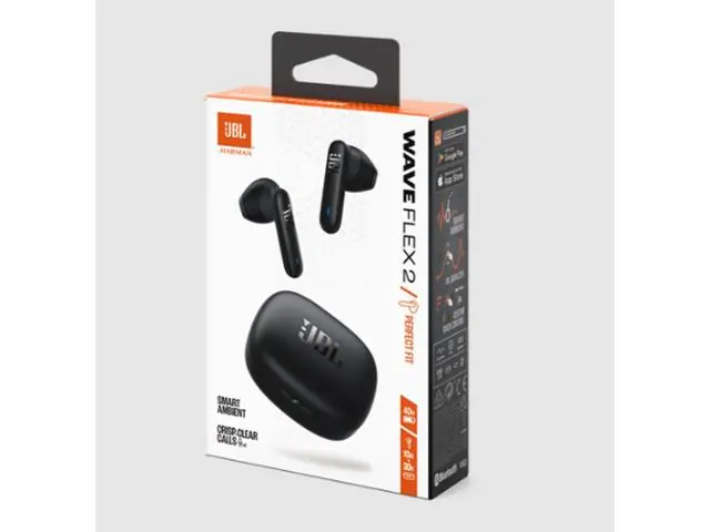 Fone de Ouvido Bluetooth JBL Wave Flex 2 Black JBLWFLEX2BLK