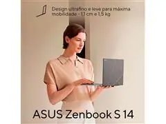 Notebook Asus Zenbook S14 Intel Core Ultra 7 32GB 1TB W11 Tela OLED 14 - 3