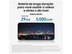 Samsung Galaxy A56 5G Rosa 256GB, 8GB RAM, Câm. 50MP, Tela 6.7" - 7