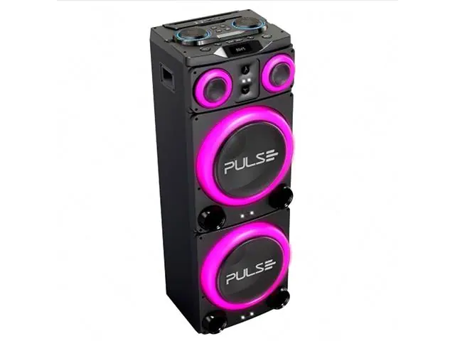 Caixa de Som Pulse Torre Double SP515 15 pol" LED Bluetooth- 3500w