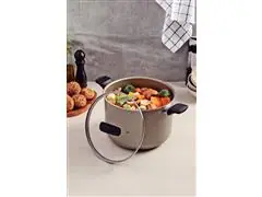 Caldeirão Tramontina Milazzo Antiaderente Starflon Amêndoa 26 cm 9,6 L - 3