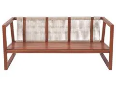 Sofá 2 Lugares Tramontina Lanati em Madeira Jatobá FSC com Encosto de  - 1