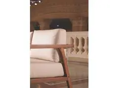 Sofá 2 Lugares Tramontina Lanati em Madeira Jatobá FSC com Encosto de  - 4