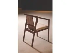 Cadeira Tramontina Lanati em Madeira Jatobá FSC com Braços e Encosto d - 4