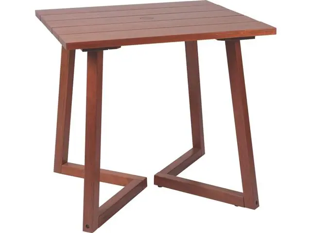 Mesa Quadrada Tramontina Lanati em Madeira Jatobá FSC