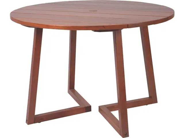 Mesa Redonda Tramontina Lanati em Madeira Jatobá FSC