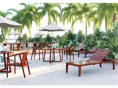 Mesa Redonda Tramontina Lanati em Madeira Jatobá FSC - 2