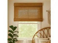 Colecao Hanoy Persiana Rolo Bambu 100X220 Cor Cedro - 0