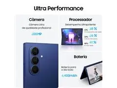 Smartphone Samsung Galaxy ZFold7 5G Dobrável 8"512GB 200+12+10MP Preto - 7