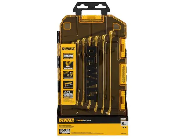 Jogo de Chaves Combinadas DeWalt 8 Peças em MM