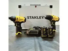 Kit Stanley Parafusadeira e Furadeira 12V 2 Baterias - 4