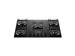Cooktop Continental 5 Bocas Preto com Mesa de Vidro Bivolt - 0