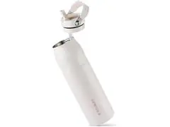 Garrafa Térmica Aerolight Flip Straw Rose Quartz Stanley 1913 | 1.1L - 3