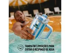 Copo Térmico Stanley Quencher Cornflower Cabana Gloss 0,887L - 5