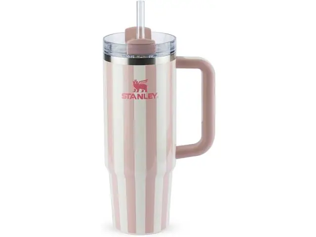 Copo Térmico Stanley Quencher Peach Whip Cabana Gloss 0,887L