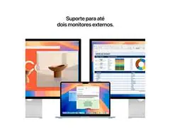 MacBook Air Apple 13.6"M4 GPU 10 Núcleos Cam 12MP 16GB RAM 512GB Preto - 6