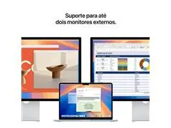 MacBook Air Apple 13.6" M4 GPU 8 Núcleos Cam 12MP 16GB RAM 256GB Prata - 8