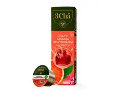 Cápsula de Chá de Laranja Mediterrânea com Hibisco TRES 3Chá