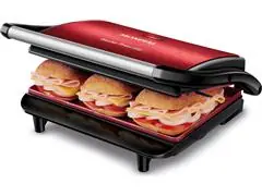 Grill Elétrico Mondial PG-01-RC Master Press Inox Red 220V - 0