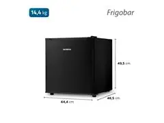 Frigobar Mondial 46L Porta Reversível Preto 220V - 6