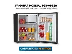 Frigobar Mondial 73L Porta Reversível Preto 220V - 2