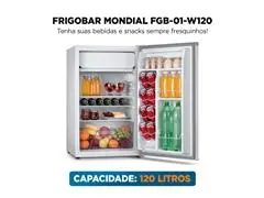 Frigobar Mondial 120L Porta Reversível Branco 110V - 1