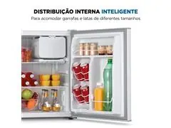 Frigobar Mondial 73L Porta Reversível Branco 110V - 4