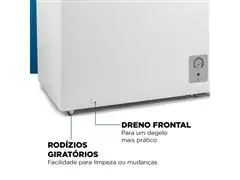 Freezer Horizontal 150L Mondial Branco 220V - 2