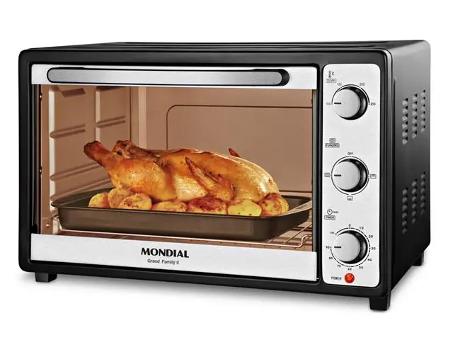 Forno Elétrico 52L Grand Family II Mondial Preto/Inox 1800W 220V