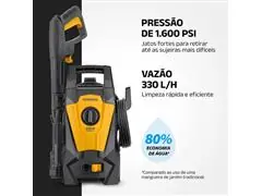 Lavadora de Alta Pressão Aqua Power Mondial Cinza/Amarela 1400W 110V - 2