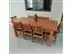 Conjunto Mesa e Cadeiras Rusticas Made Wood 8 Lugares Marrom Claro / A - 0