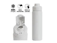 Garrafa Termica Pro 750 Branca Bb