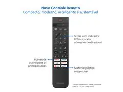 Smart TV Philips 32" HD Google TV - Wi-Fi, HDMI - 5