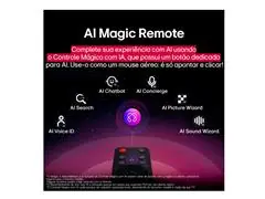 Smart TV LG 65" 4K QNED WebOS 25 - HDR, Wi-Fi - 7