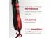 Escova Rotativa Ceramic Íon Turbo Mondial Vermelho/Preto, 1200W 110V - - 3