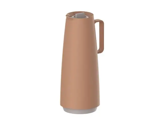 Bule Térmico Tramontina Exata em Plástico Mocha com Ampola de Vidro 1L