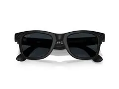 Óculos Ray-Ban Meta Wayfarer Matte Black | Transitions Gray - 4