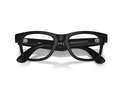 Óculos Ray-Ban Meta Wayfarer Matte Black | Transitions Gray - 5