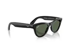 Óculos Ray-Ban Meta Skyler Shiny Black | G15 Green - 2