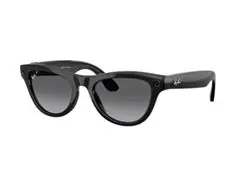 Óculos Ray-Ban Meta Skyler Shiny Black | Polar Gradient Graphite - 0