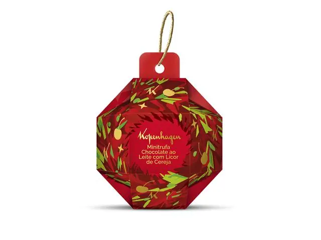 Enfeite de Natal Bola Kopenhagen 48g