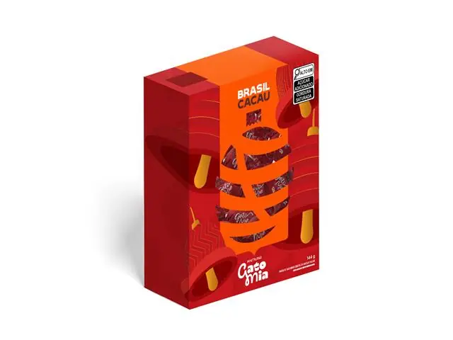 Caixa Mini Trufas Gato Mia Brasil Cacau 144 G