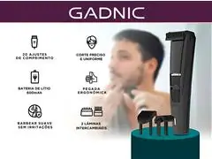 Aparador De Pelos Gadnic Barbeador Elétrico Sem Fio Usb - 1