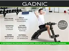 Prancha Abdominal Gadnic Multifuncional Com Apoio E Elásticos - 1