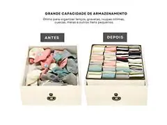 Kit 4 Colmeias Organizadoras de Gaveta Gadnic Com Divisórias - 3