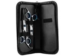 Kit Tesoura Profissional Gadnic Corte Polimento Desfiadeira 6.0