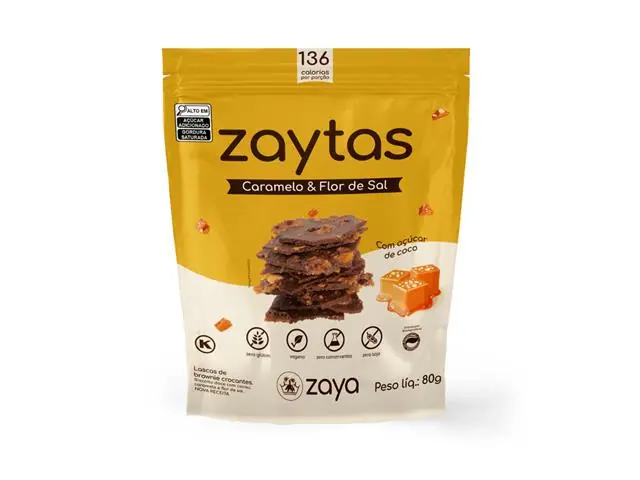 Biscoito Três Corações Zaytas Caramelo 80g