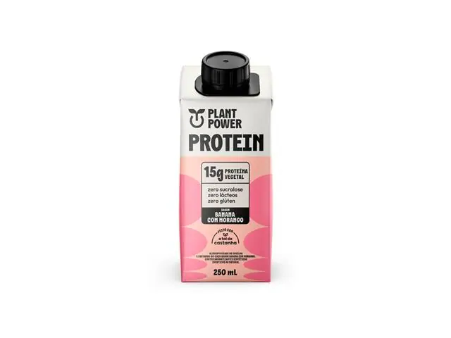 Bebida Proteica Três Corações Power Banana e Morango 250ml