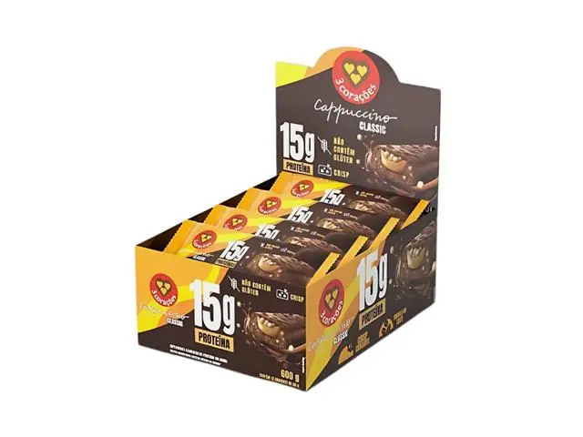 Barra de Proteína Três Corações Cappuccino Clássica Caixa 12x50g